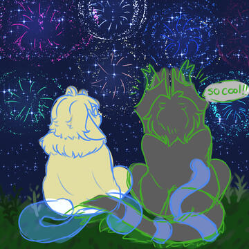 Old - Coloured scribble