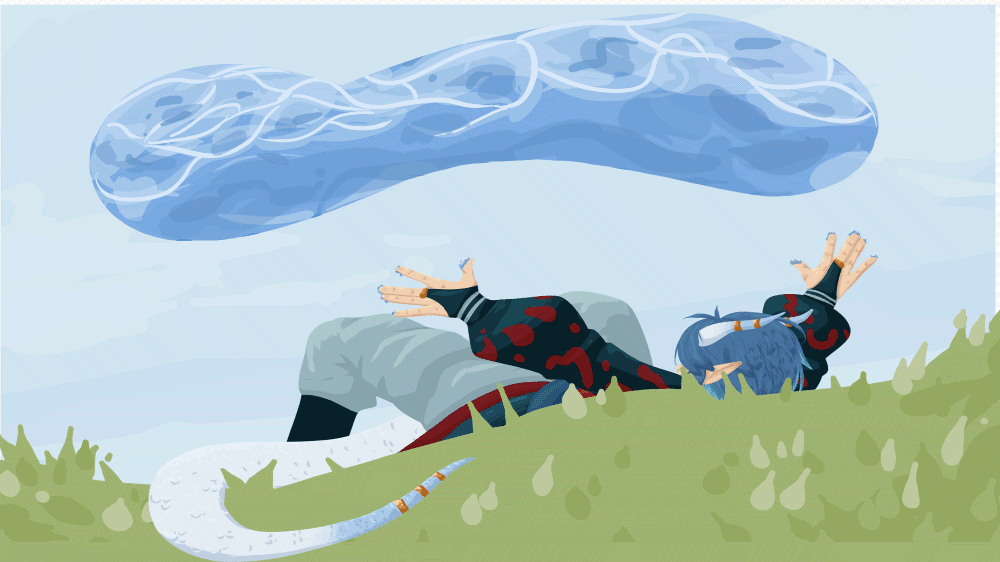 Cell shaded scene (tween)